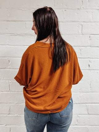 Andrea Top in Caramel