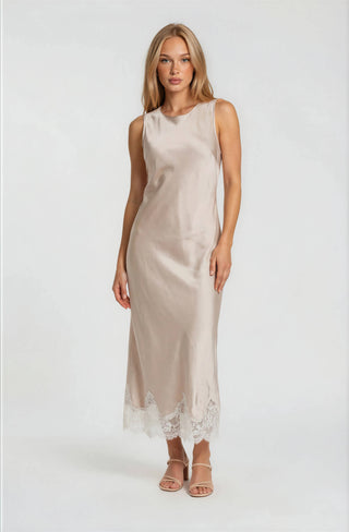 Evelyn Satin Dress