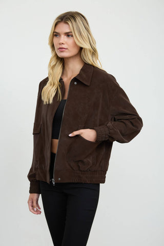 Maisie Vegan Suede Jacket