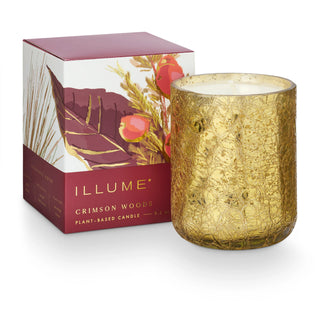 Crimson Woods Small Box Crackle Candle