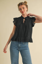 Allie Lace Trim Top
