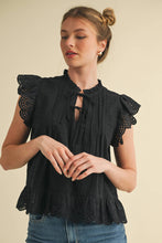 Allie Lace Trim Top