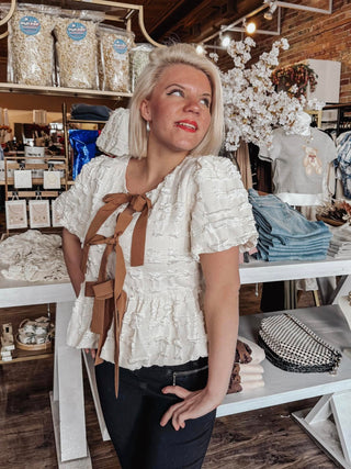 Jensen Bubble Babydoll Blouse