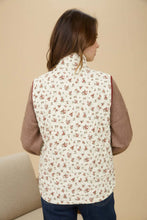 Jess Floral Quilted Puffer Vest