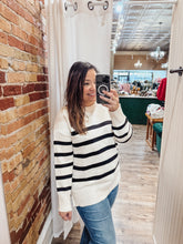 Maria Striped Sweater Top