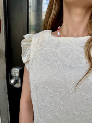 In My Bridal Era Lace Mini Dress