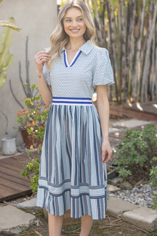 Charlotte Collared Midi Dress
