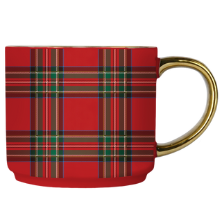 Red Plaid Coffee Mug