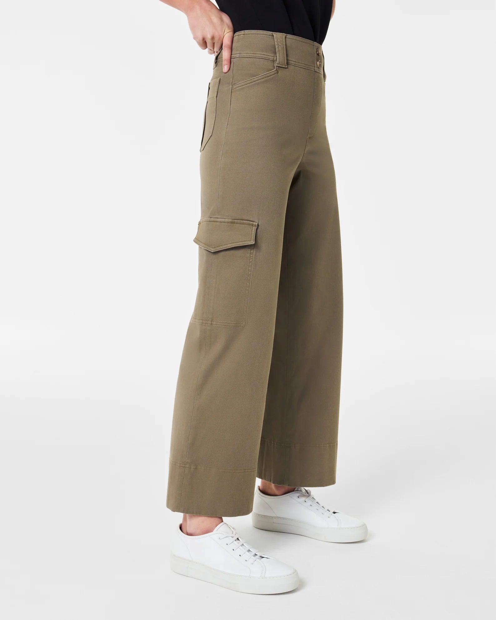 Stretch Twill Cropped Trouser – Shop Olive and Rose