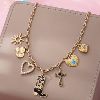 Scarlett Western Charm Necklace