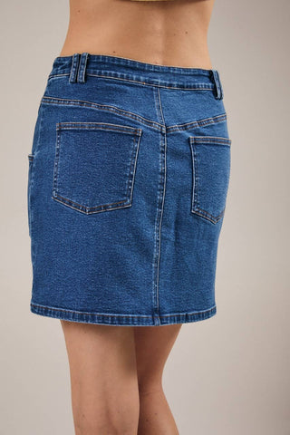 True Blue Mini Skirt