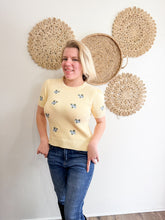 The April Floral Embroidered Sweater