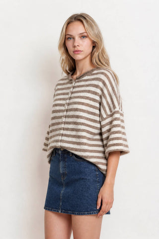 Celeste Striped Cardigan