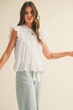 Allie Lace Trim Top