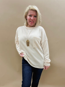 Arlo top in Beige