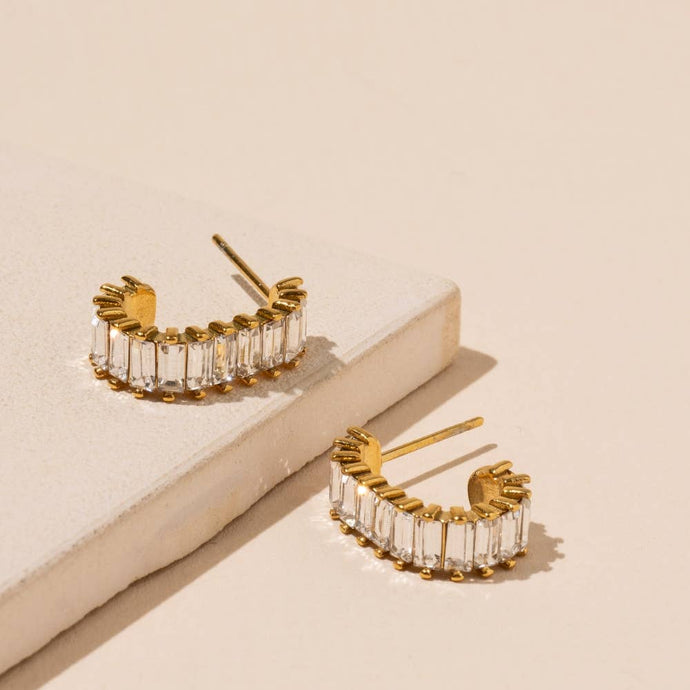 Rhodes 18K Gold Plated Earrings