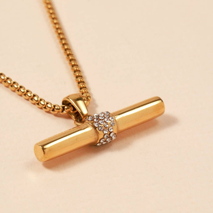 Miles Bar Pendant Necklace