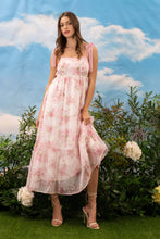 Elsie Floral Maxi Dress in Pink