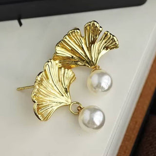 Hazel Pearl Drop Earrings