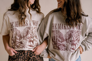 He Makes A Way Pullover | Christian Pullover