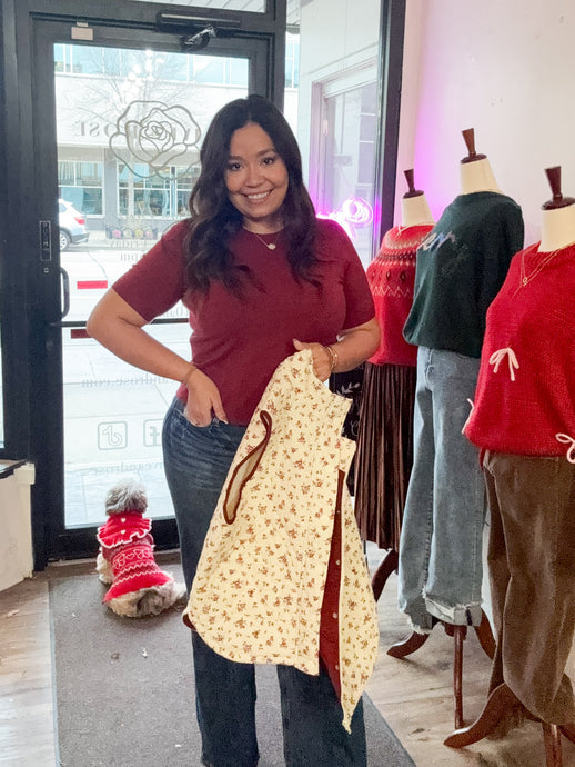 Marcie Stretchy Knit Top