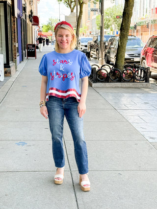 Stripes and Stars Top