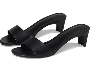 Patsy Black Leather Heel