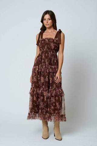 Maribel Tiered Midi Dress