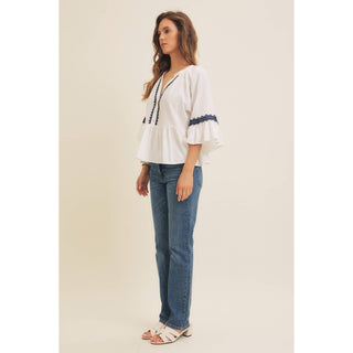 Margaret Babydoll Top