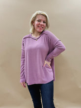 Elena top in Mauve