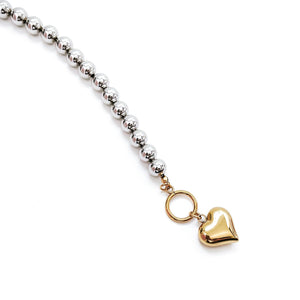 Bobbi Heart Charm Bracelet