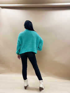 Coastal Comfort Pullover Sweater