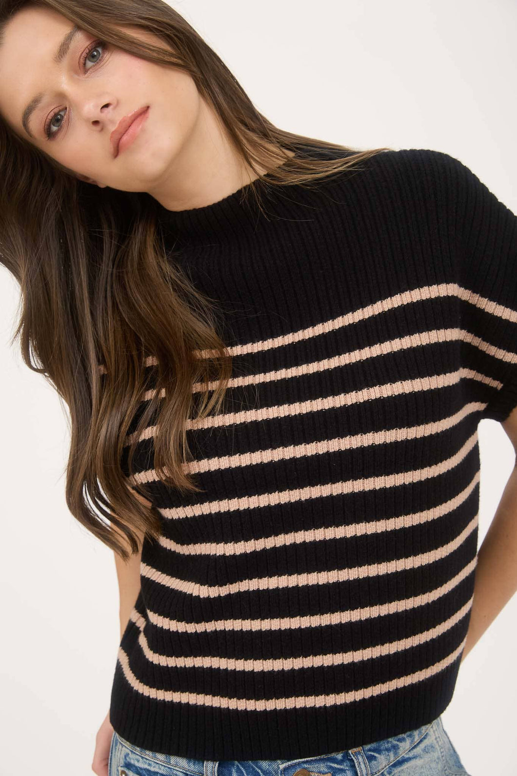 Winslow Mock Neck Knit Sweater