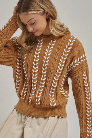Amelie Western Sweater Top