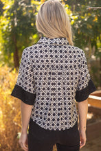 Marlo Floral Button-up Top