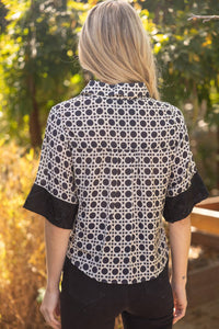 Marlo Floral Button-up Top