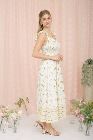 The Leighton Floral Midi Dress