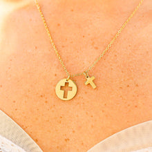 Faith Two Piece Cross Necklace
