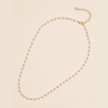 Eden Pearl Link Gold Dipped Necklace