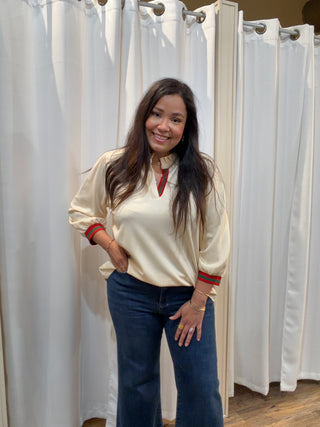 Jordan Top in Ivory