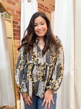 Charlotte Ruffle Top in Black