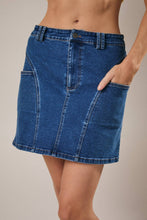 True Blue Mini Skirt