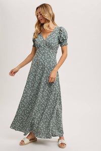 Boho Floral Maxi Dress