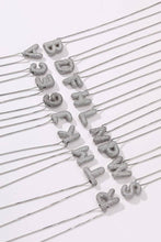Initial Pave Bubble Necklace