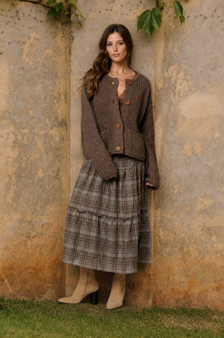 Gemma Marled Knit Cardigan