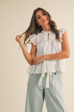 Allie Lace Trim Top