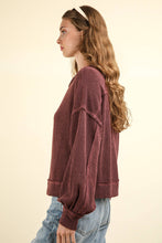 Audrey Comfy Knit Top in Cedarwood