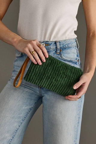 Lori Corduroy Wristlet