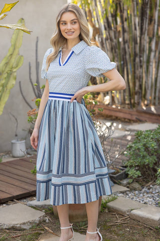 Charlotte Collared Midi Dress