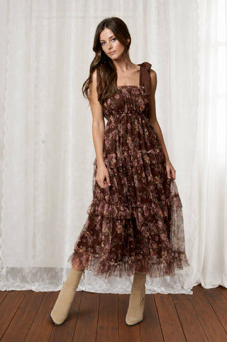 Maribel Tiered Midi Dress